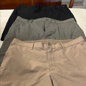 Uniqlo Men's Chinos - Black, Gray, Tan